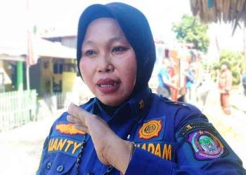 Admin Damkar Provinsi Gorontalo, Sumarni Karim dikonfirmasi, Rabu (9/8/2023).