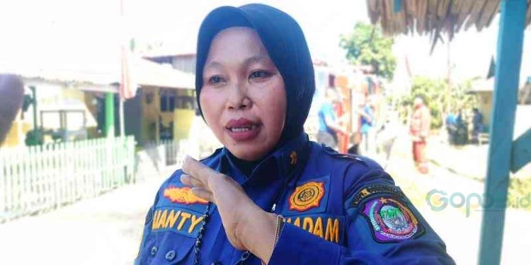 Admin Damkar Provinsi Gorontalo, Sumarni Karim dikonfirmasi, Rabu (9/8/2023).