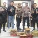 Kepolisian Resor Kota (Polresta) Gorontalo Kota kembali mengamankan 70 botol minum keras (miras) berbagai merek, saat operasi pekat otanaha III 2023, Minggu (13/8/2023).