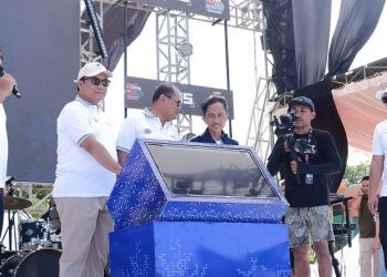 Pembukaan Kegiatan Domino 2023 yang merupakan dukungan Bank Indonesia untuk memperluas keuangan digital kanal QRIS di Provinsi Gorontalo. (Dok. KPw BI Provinsi Gorontalo)