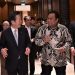 Wakil ketua DPR RI Rachmat Gobel usai menerima kunjungan delegasi Parlemen Jepang yang dipimpin oleh Natsuo Yamaguchi di Gedung Nusantara III DPR RI, Jakarta, Jumat (18/8/2023). Foto : Azka/Man