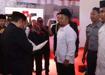 Penyerahan remisi bagi warga binaan lembaga pemasyarakat (lapas) Kelas II A Gorontalo bertepatan HUT ke-78 RI, Kamis (17/8/2023)