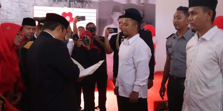Penyerahan remisi bagi warga binaan lembaga pemasyarakat (lapas) Kelas II A Gorontalo bertepatan HUT ke-78 RI, Kamis (17/8/2023)