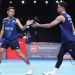 Ganda putra Fajar Alfian/Muhammad Rian Ardianto melaju ke perempat final Australian Open 2023 setelah mengalahkan Chiang Chien Wei/Wu Hsuan Yi (Taiwan) pada babak 16 besar di Sydney, Kamis. (ANTARA/HO-PP PBSI)