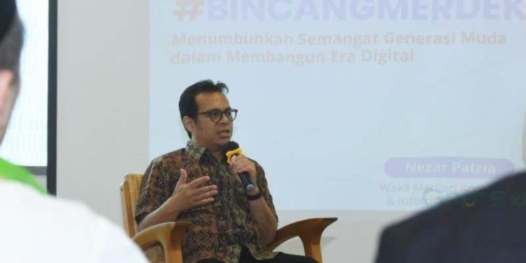Wakil Menteri Komunikasi dan Informatika Nezar Patria. (ANTARA/HO-Kementerian Komunikasi dan Informatika)