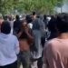 Suasana unjuk rasa terkait persoalan PT GM di Kecamatan Bone Raya, Bone Bolango, Gorontalo yang berujung ricuh, Senin (7/8/2023). (istimewa)