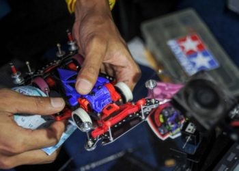 Kejuaraan Tamiya di Bandung (ANTARA FOTO)