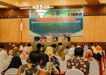 Pemerintah Kabupaten Gorontalo melalui Dinas Pemdes melaksanakan Pendidikan Dan Pelatihan