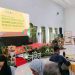 Bupati Gorontalo, Nelson Pomalingo saat memberikan opening speech di Business and Partnership Matching World Coconut Day 2023.. (putra/Gopos)