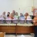 jajaran Sekertariat DPRD Bone Bolango menghiasi tolangga dengan berbagai macam kue tradisional khas maulid nabi.