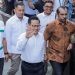 Ketua Umum PKB yang juga Bacawapres dari Koalisi Perubahan untuk Persatuan, Muhaimin Iskandar alias Cak Imin saat tiba di gedung Merah Putih KPK, Jakarta, Kamis (7/9/2023). [Suara.com]