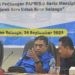 Anggota DPRD Bone Bolango, Robi Hunawa saat menghadiri Pelantikan Pengurus Persatuan Aksi Pelajar Mahasiswa Indonesia Bone Bolango - Gorontalo (PAPMIB - G) Tahun 2023 - 2024 d Aula Gedung DPRD Bone Bolango, Ahad malam (24/9/2023).