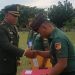 Kodim 1313/Pohuwato menggelar upacara Korps Rapor Pindah Satuan dan Pelepasan Purnawirawan, Jumat (29/9/2023). (Yusuf/Gopos)