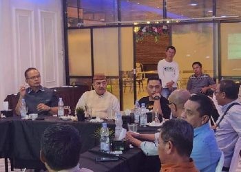DPRD Bone Bolango bersama Pemerintah Daerah saat membahas hasil Evaluasi RAPBD Perubahan tahun 2023. (Istimewa)