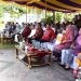 Penjagub Gorontalo Ismail Pakaya memberikan arahan pada pembukaan seminar dan workshop Bangga Budaya Indonesia di Rumah Adat Dulohupa, Kota Gorontalo, Kamis (14/9/2023). (Foto : Haris)