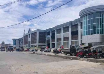 Pasar Sentral Kota Gorontalo.