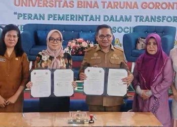 Pemerintah Kota Gorontalo bersama Universitas Bina Taruna (UNBITA) melaksanakan kerjasama di bidang pendidikan.