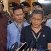 Rocky Gerung usai diperiksa di Bareskrim Polri, Rabu (13/9/2023). (F. PMJ News/Fajar)