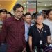 Rocky Gerung selesai diperiksa terkait kasus dugaan fitnah, ujaran kebencian, dan penyebaran berita bohong atau hoaks terhadap Presiden Jokowi di Bareskrim Polri, Rabu (13/9/2023). (Suara.com/M. Yasir)