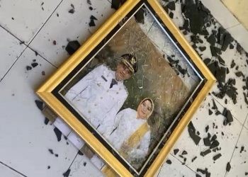 Kantor Bupati Pohuwato dibakar