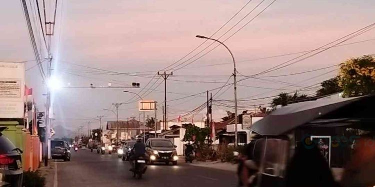 Salah satu dari 13 ETLE yang ada di wilayah Provinsi Gorontalo yakni di Kelurahan Pauwo, Kecamatan Kabila, Kabupaten Bone Bolango. (F: Putra/Gopos)