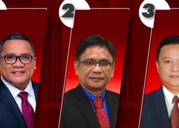 Tiga kandidat Calon Rektor UNG (dok. ung)