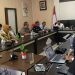 Tim Pansus Ranperda penyelenggaraan perizinan berusaha di daerah DPRD Provinsi Gorontalo saat melaksanakan kunjungan kerja di Kantor Dinas Penanaman Modal dan PTSP Provinsi Gorontalo, Rabu (6/9/2023). (hms/deprov)