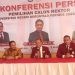 Konferensi Pers hasil Pemilihan Rektor UNG, Rabu (6/9/2023) (rama/gopos)