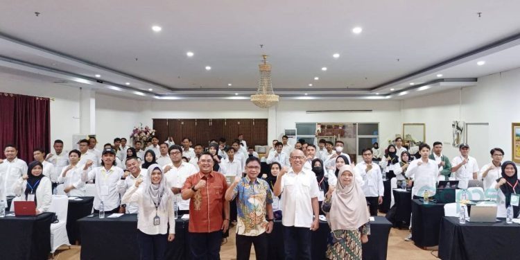 Pembukaan pelaksanaan kegiatan Fasilitasi Uji Kompetensi dan Sertifikasi Lulusan Perguruan Tinggi Bidang Konstruksi (dok. ung)