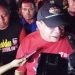 Adhan Dambea diwawancarai awak media saat meninjau kebakaran di Jalan H.B Jassin (eks Agus Salim) Kelurahan Dulalowo, Kecamatan Kota Tengah, Kota Gorontalo ludes terbakar, Ahad (17/9/2023) (rama/gopos)