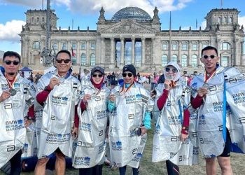 Enam pelari Gorontalo ikut menjadi peserta  dan menuntaskan Race Berlin Marathon 2023 (istimewa)