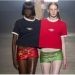 Bendera Arab Saudi dijadikan desain rok mini pada London Fashion Week pekan lalu.