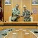 Penandatanganan nota kesepahaman antara Rektor UNG Eduart Wolok bersama Kepala BPKP Provinsi Gorontalo Ahmad Luthfi H. Rahmatullah, Senin (12/9/2023) (dok. ung).