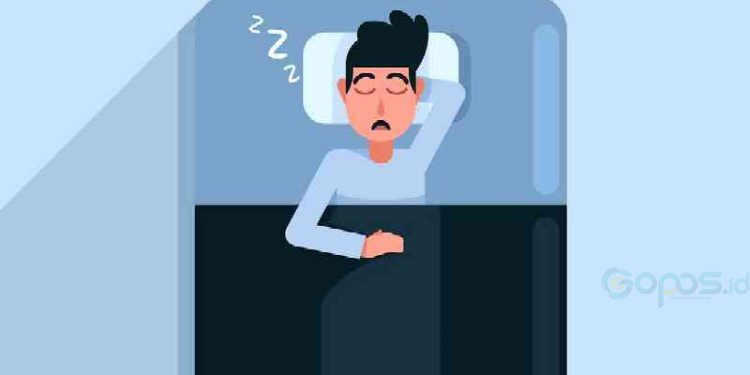 Ilustrasi tidur. (Freepik).