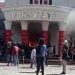 Kantor Bupati Pohuwato dibakar para demonstran yang menuntut ganti rugi lahan tambang. (Istimewa)