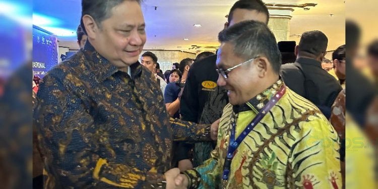 Walikota Gorontalo, Marten Taha saat menghadiri Rakornas TP2DD, Selasa (3/10/2023) di Hotel Grand Sahid Jaya, Jakarta.