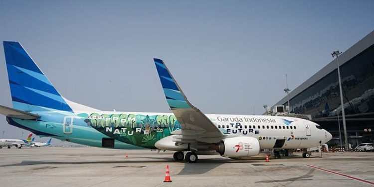 Penerbangan khusus bertajuk #FromNatureToFuture dengan rute penerbangan Jakarta – Solo pp menandai penggunaan energi terbarukan untuk operasional penerbangan komersial oleh Garuda Indonesia