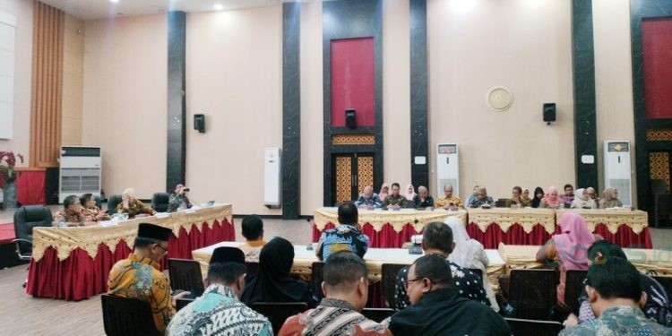 Launching Penerapan Srikandi (Sistem Informasi Kearsipan Dinamis Terintegrasi) dilingkungan Pemerintah Kota Gorontalo, di BLY Kota Gorontalo, Senin (2/10/2023).