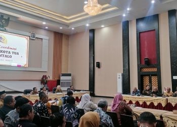 Rapat Festival Kota Tua, BLY Kota Gorontalo, Senin (2/10/2023).