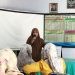 : Penyuluh KB Kecamatan Suwawa Tengah, Zein Ekawirahmi saat melakukan penyuluhan dan sosialisasi Keluarga Berencana dalam rangka peningkatan angka harapan ibu dan anak yang digelar di Balai Penyuluhan Keluarga Berencana Kecamatan Suwawa Tengah, Senin (30/10/2023). (Foto Amalia)