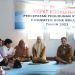 Plt Kepala Dinas Sosial P3APPKB Bone Bolango, Fredy Lasut didampingi Kepala Bidang Pengendalian Penduduk dan Keluarga Berencana, ,Mulyadi S. Paramata saat memberikan arahan kepada para PKB pada Rapat Koordinasi Percepatan Penurunan Stunting tingkat Kabupaten Bone Bolango di Aula Dinas Sosial P3APPKB, Senin (9/10/2023). (Foto Adit)