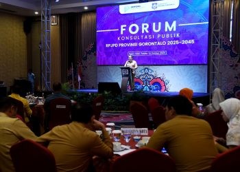 Forum Konsultasi Publik RPJPD 2025-2045 di Hotel Aston, Kota Gorontalo, Selasa (10/10/2023).(F. Haris/Humasprov)