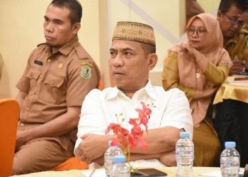 Wakil Ketua DPRD Kota Gorontalo Rivai Bakusu saat menghadiri Forum P4GN.