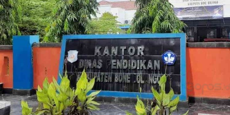 Dinas Pendidikan Kabupaten Bone Bolango.