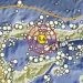 Gempa bumi di perairan Boalemo, Gorontalo, Senin (9/10/2023). (BMKG)