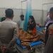 Korban Yahya Muhamad (32) saat berada di Puskesmas Paguat.(F. Istimewa)