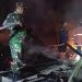 Kebakaran dua rumah di Desa Isimu Raya, Kecamatan Tibawa, Kabupaten Gorontalo, Rabu (11/10/2023) malam.