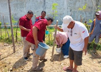 Lembaga Pemasyarakatan Pohuwato, Manfaatkan Kebun Tanami Pohon Kenaf, Kamis 26/10/2023 (F. Yusuf/gopos)