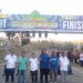 Bupati Gorontalo Nelson Pomalingo saat menutup kejurnas motoprix di sirkuit Sang Profesor, Ahad (16/10/23) sore.
