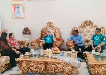 Komisi Informasi (KI) Pusat melaksanakan audiensi bersama Penjagub Gorontalo, Ismail Pakaya di Rumah Dinas, Ahad (12/11/2023).